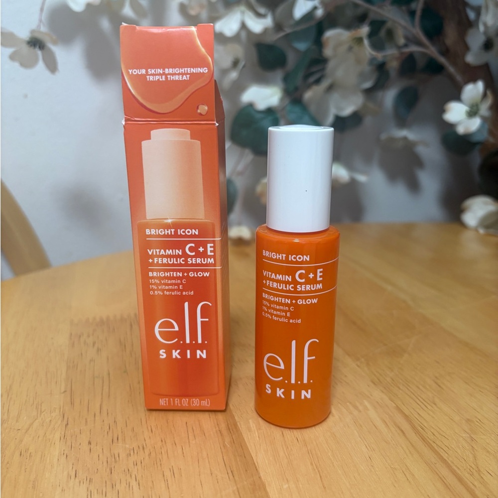 e.l.f. SKIN Bright Icon Vitamin C + E + Ferulic Serum Full Sz 1oz, BNIB, NEW
